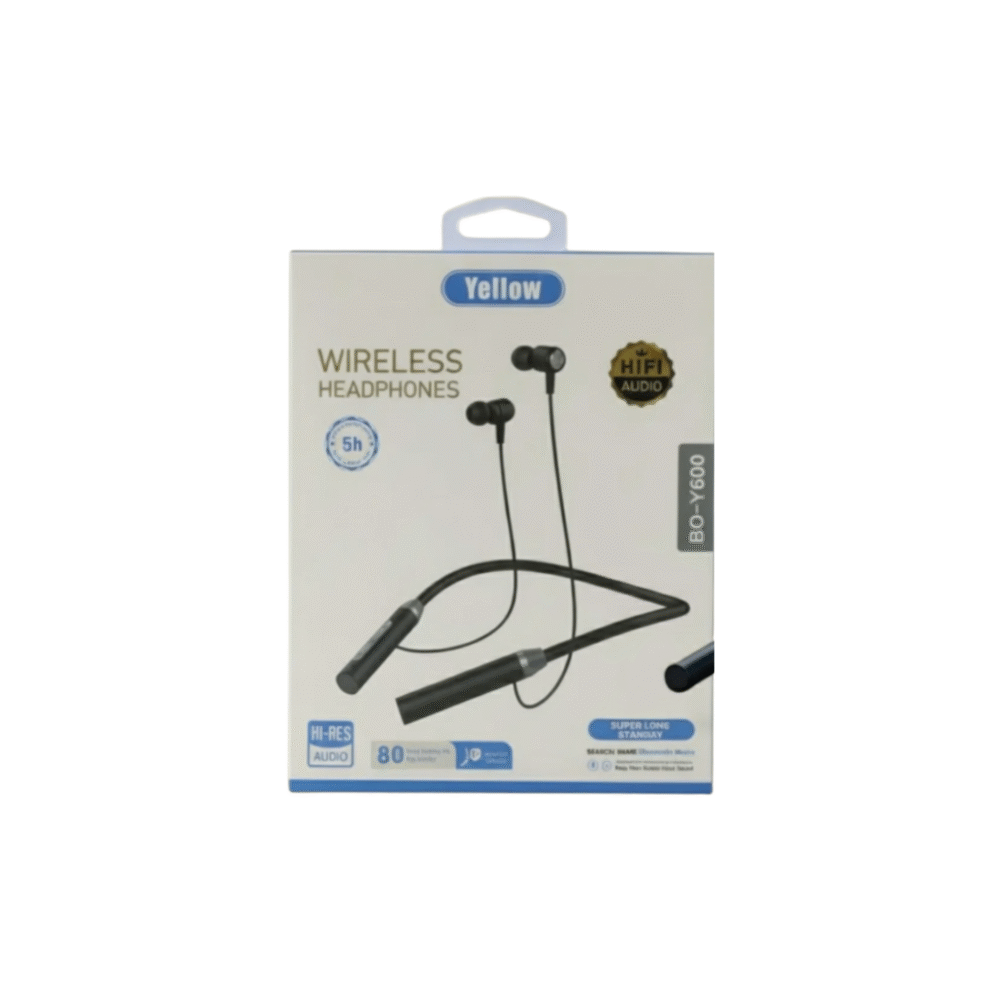 Yellow Wireless headphones BO-Y600
