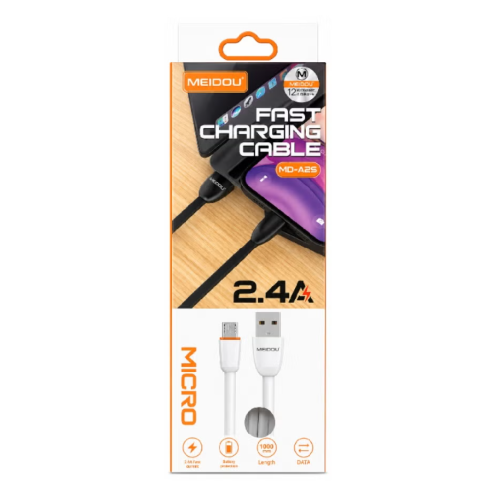 Meidou 2.4A Fast Charging Cable Lighting MD-A25