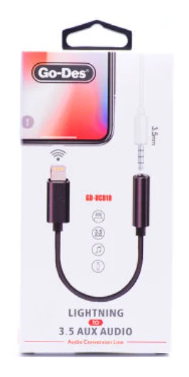 Go Des GD-UC019 Lightning To 3.5mm