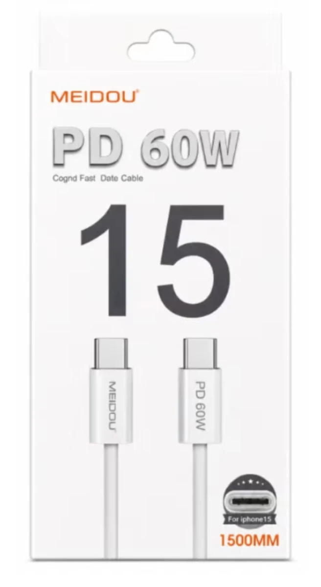 Meidou PD 60W Fast Data Cable 1500MM
