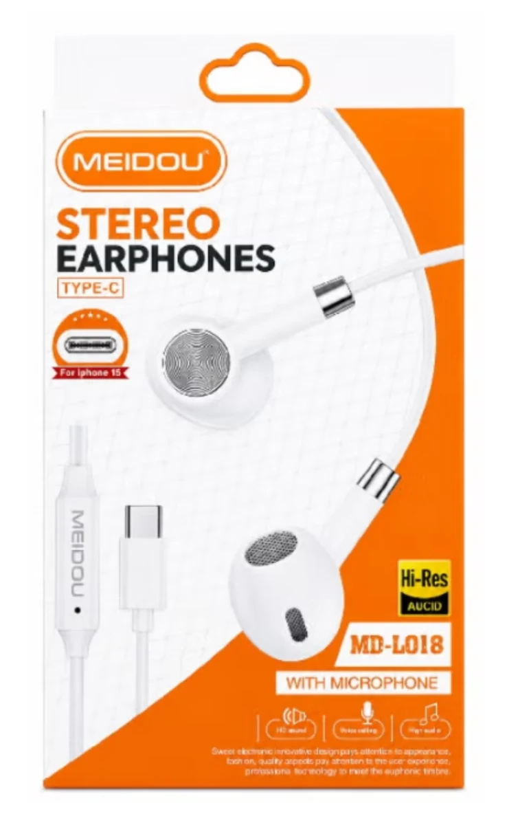 Meidou Stereo Earphones Type-c MD-L018