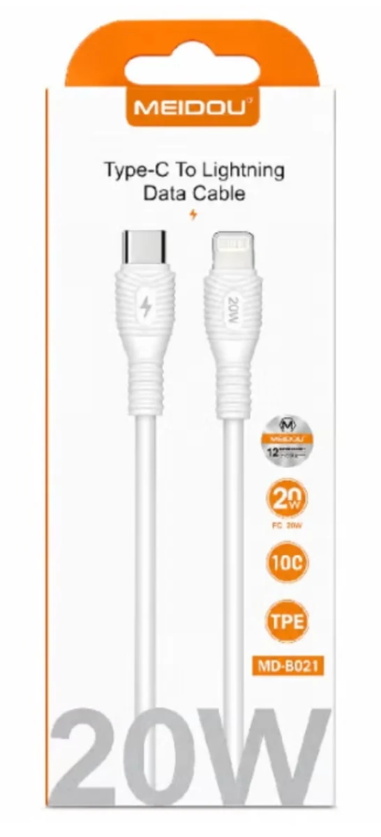 Meidou Type-C to Lighting Data Cable 20W MD-B021