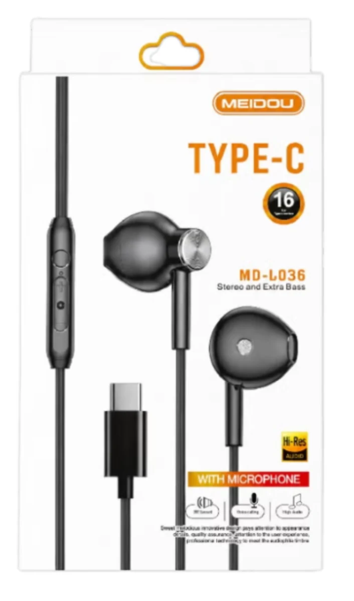 Meidou Type C Earphones MD-L036