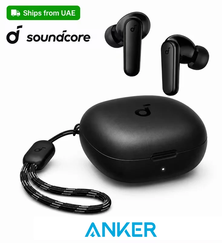 Soundcore Anker R50i Bluetooth Earphones, 10mm Drivers with Big Bass True Wireless Earbuds, Bluetooth 5.3, 30H Playtime, IPX5, 2 Mics for AI Clear Calls, 22 Preset EQs